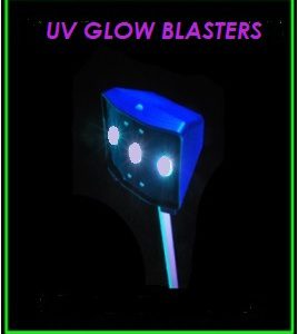 RECHARGER – UV BLACK LIGHT BLASTERS with stand