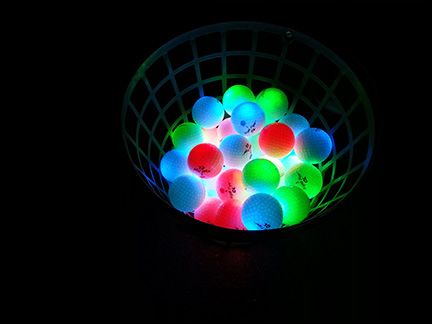 NIght Eagle CV LED Golf Ball - Assorted colors - pack of 6